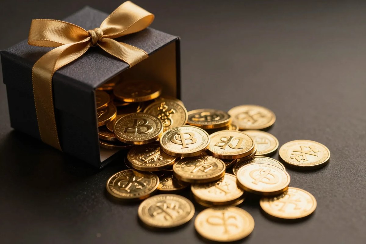 淘金娛樂城百家樂優惠金幣與禮盒示意